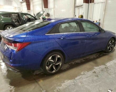 Синий Хендай Элантра, объемом двигателя 2 л и пробегом 92 тыс. км за 3800 $, фото 2 на Automoto.ua