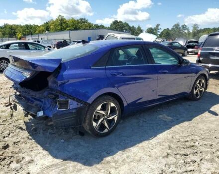 Синий Хендай Элантра, объемом двигателя 1.6 л и пробегом 54 тыс. км за 5100 $, фото 2 на Automoto.ua