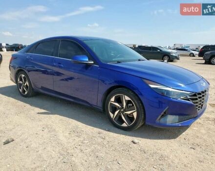 Синий Хендай Элантра, объемом двигателя 2 л и пробегом 107 тыс. км за 3900 $, фото 3 на Automoto.ua