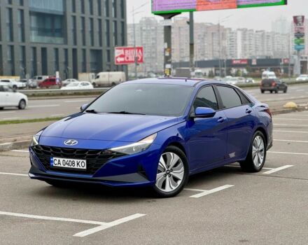 Синий Хендай Элантра, объемом двигателя 2 л и пробегом 109 тыс. км за 16500 $, фото 1 на Automoto.ua