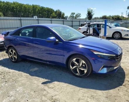 Синий Хендай Элантра, объемом двигателя 1.6 л и пробегом 54 тыс. км за 5100 $, фото 3 на Automoto.ua