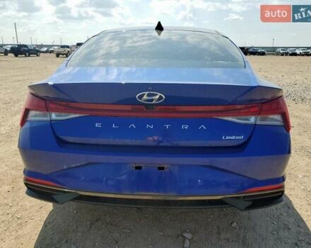 Синий Хендай Элантра, объемом двигателя 2 л и пробегом 107 тыс. км за 3900 $, фото 5 на Automoto.ua