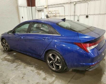 Синий Хендай Элантра, объемом двигателя 2 л и пробегом 92 тыс. км за 3800 $, фото 1 на Automoto.ua