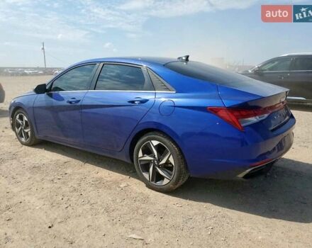 Синий Хендай Элантра, объемом двигателя 2 л и пробегом 107 тыс. км за 3900 $, фото 1 на Automoto.ua