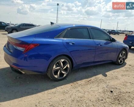 Синий Хендай Элантра, объемом двигателя 2 л и пробегом 107 тыс. км за 3900 $, фото 2 на Automoto.ua