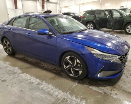 Синий Хендай Элантра, объемом двигателя 2 л и пробегом 92 тыс. км за 3800 $, фото 3 на Automoto.ua