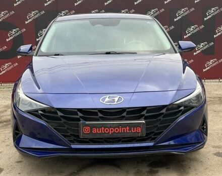 Синий Хендай Элантра, объемом двигателя 2 л и пробегом 118 тыс. км за 15000 $, фото 1 на Automoto.ua