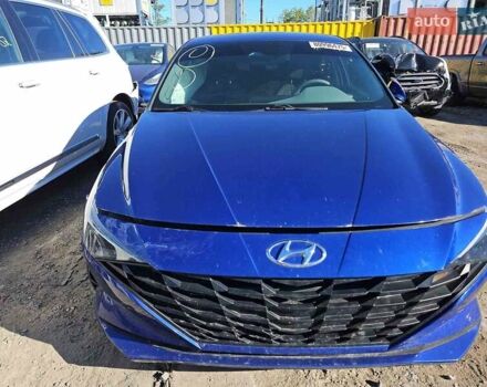 Синий Хендай Элантра, объемом двигателя 2 л и пробегом 44 тыс. км за 10700 $, фото 5 на Automoto.ua