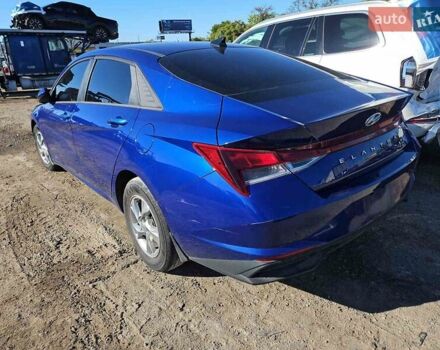 Синий Хендай Элантра, объемом двигателя 2 л и пробегом 44 тыс. км за 10700 $, фото 2 на Automoto.ua