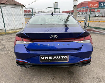 Синий Хендай Элантра, объемом двигателя 2 л и пробегом 28 тыс. км за 19490 $, фото 6 на Automoto.ua