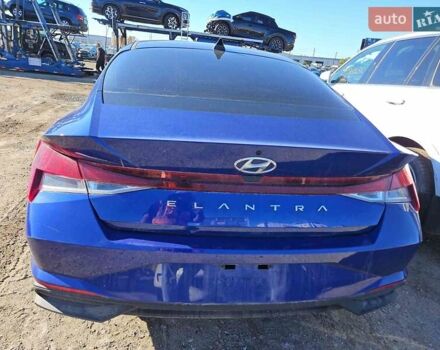 Синий Хендай Элантра, объемом двигателя 2 л и пробегом 44 тыс. км за 10700 $, фото 8 на Automoto.ua