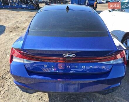Синий Хендай Элантра, объемом двигателя 2 л и пробегом 44 тыс. км за 10700 $, фото 4 на Automoto.ua