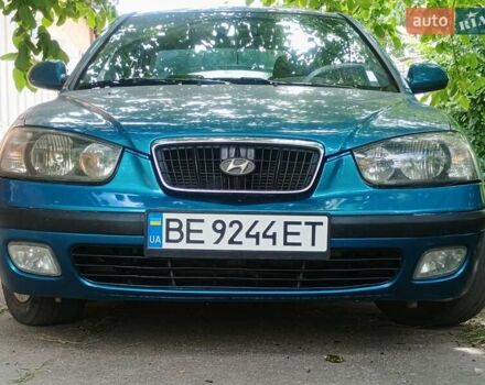 Синий Хендай Элантра, объемом двигателя 1.6 л и пробегом 320 тыс. км за 2800 $, фото 1 на Automoto.ua