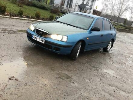 Синій Хендай Елантра, об'ємом двигуна 2 л та пробігом 300 тис. км за 2050 $, фото 1 на Automoto.ua