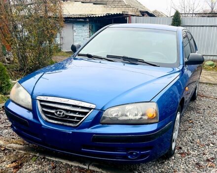 Синий Хендай Элантра, объемом двигателя 1.6 л и пробегом 200 тыс. км за 3250 $, фото 1 на Automoto.ua