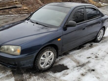 Синий Хендай Элантра, объемом двигателя 1.6 л и пробегом 367 тыс. км за 3800 $, фото 1 на Automoto.ua