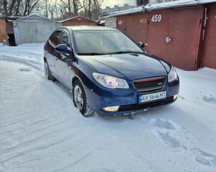 Синий Хендай Элантра, объемом двигателя 1.6 л и пробегом 270 тыс. км за 4150 $, фото 1 на Automoto.ua