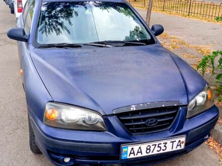 Синий Хендай Элантра, объемом двигателя 1.6 л и пробегом 175 тыс. км за 3500 $, фото 1 на Automoto.ua