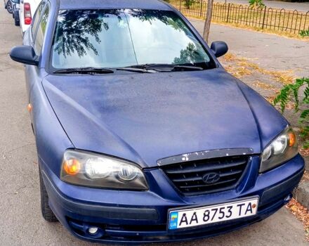 Синий Хендай Элантра, объемом двигателя 1.6 л и пробегом 175 тыс. км за 3500 $, фото 1 на Automoto.ua