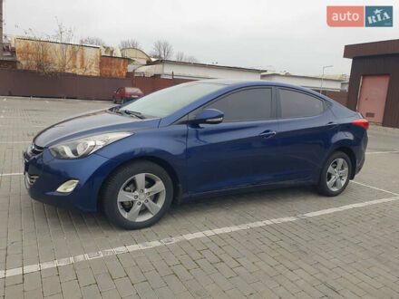 Синий Хендай Элантра, объемом двигателя 1.8 л и пробегом 195 тыс. км за 10300 $, фото 1 на Automoto.ua