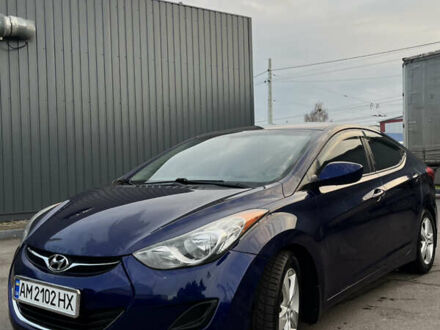 Синий Хендай Элантра, объемом двигателя 1.8 л и пробегом 273 тыс. км за 6500 $, фото 1 на Automoto.ua
