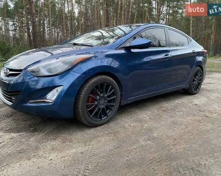 Синий Хендай Элантра, объемом двигателя 1.8 л и пробегом 166 тыс. км за 7000 $, фото 1 на Automoto.ua