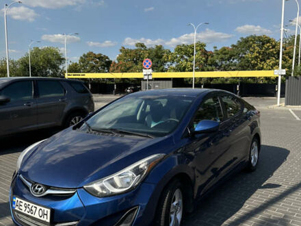 Хендай Елантра 2014 у Дніпро (Дніпропетровську) на Automoto.ua Синій Хендай Елантра, об'ємом двигуна 1.8 л та пробігом 200 тис. км за 8400 $, фото 1 на Automoto.ua
