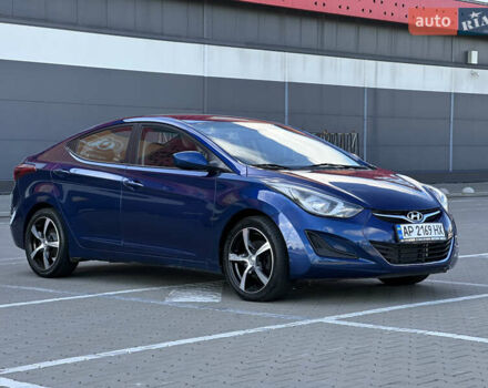 Хендай Элантра 2015 в Киеве на Automoto.ua Синий Хендай Элантра, объемом двигателя 1.8 л и пробегом 124 тыс. км за 8900 $, фото 1 на Automoto.ua