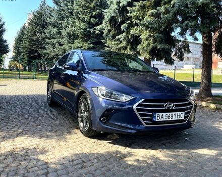 Синий Хендай Элантра, объемом двигателя 1.6 л и пробегом 165 тыс. км за 11999 $, фото 1 на Automoto.ua