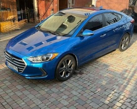 Синий Хендай Элантра, объемом двигателя 2 л и пробегом 127 тыс. км за 12100 $, фото 1 на Automoto.ua