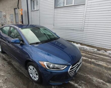 Синий Хендай Элантра, объемом двигателя 2 л и пробегом 65 тыс. км за 11000 $, фото 1 на Automoto.ua