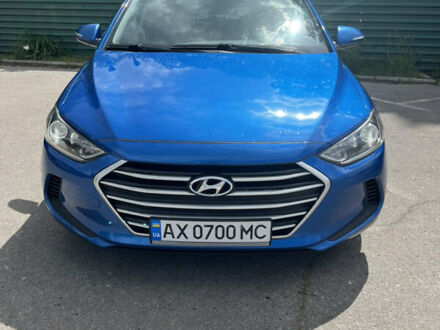 Синий Хендай Элантра, объемом двигателя 2 л и пробегом 180 тыс. км за 12800 $, фото 1 на Automoto.ua
