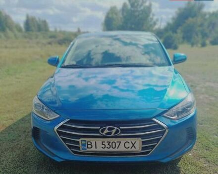 Синій Хендай Елантра, об'ємом двигуна 2 л та пробігом 123 тис. км за 11200 $, фото 1 на Automoto.ua