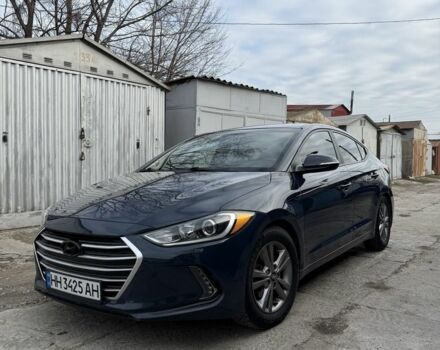 Синий Хендай Элантра, объемом двигателя 2 л и пробегом 104 тыс. км за 10400 $, фото 1 на Automoto.ua