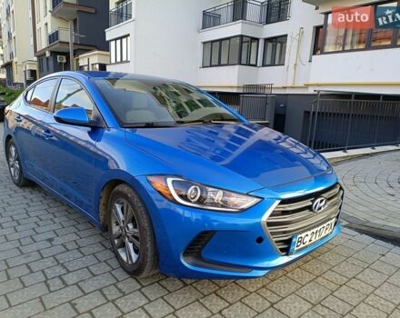 Синий Хендай Элантра, объемом двигателя 2 л и пробегом 115 тыс. км за 11500 $, фото 1 на Automoto.ua