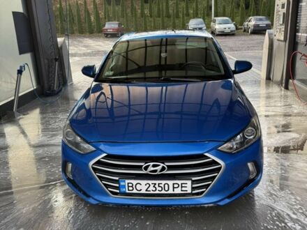 Синий Хендай Элантра, объемом двигателя 2 л и пробегом 180 тыс. км за 11000 $, фото 1 на Automoto.ua