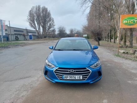 Синий Хендай Элантра, объемом двигателя 2 л и пробегом 80 тыс. км за 10500 $, фото 1 на Automoto.ua