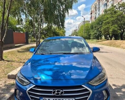 Синий Хендай Элантра, объемом двигателя 2 л и пробегом 230 тыс. км за 8973 $, фото 1 на Automoto.ua