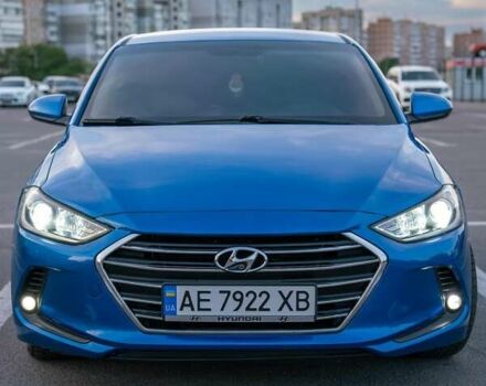 Синій Хендай Елантра, об'ємом двигуна 2 л та пробігом 117 тис. км за 12500 $, фото 1 на Automoto.ua