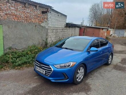Хендай Элантра 2017 в Житомире на Automoto.ua Синий Хендай Элантра, объемом двигателя 2 л и пробегом 75 тыс. км за 13500 $, фото 1 на Automoto.ua