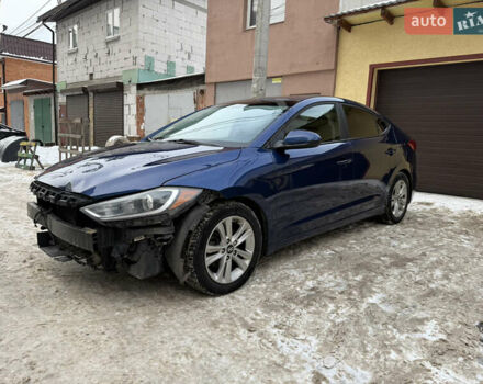 Синий Хендай Элантра, объемом двигателя 1.4 л и пробегом 110 тыс. км за 7250 $, фото 1 на Automoto.ua