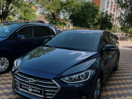 Синий Хендай Элантра, объемом двигателя 2 л и пробегом 18 тыс. км за 16800 $, фото 1 на Automoto.ua