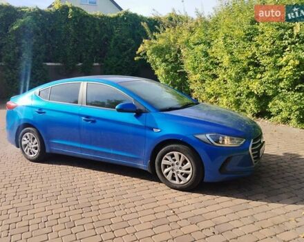Синій Хендай Елантра, об'ємом двигуна 1.6 л та пробігом 128 тис. км за 10400 $, фото 1 на Automoto.ua