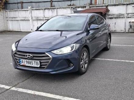 Синий Хендай Элантра, объемом двигателя 2 л и пробегом 117 тыс. км за 14500 $, фото 1 на Automoto.ua