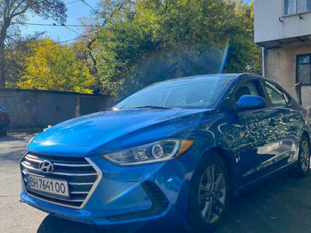 Синий Хендай Элантра, объемом двигателя 2 л и пробегом 94 тыс. км за 12800 $, фото 1 на Automoto.ua