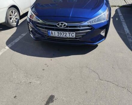 Синий Хендай Элантра, объемом двигателя 2 л и пробегом 140 тыс. км за 13800 $, фото 1 на Automoto.ua