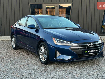 Синий Хендай Элантра, объемом двигателя 2 л и пробегом 75 тыс. км за 14800 $, фото 1 на Automoto.ua