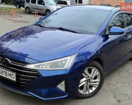 Синий Хендай Элантра, объемом двигателя 2 л и пробегом 68 тыс. км за 14300 $, фото 1 на Automoto.ua