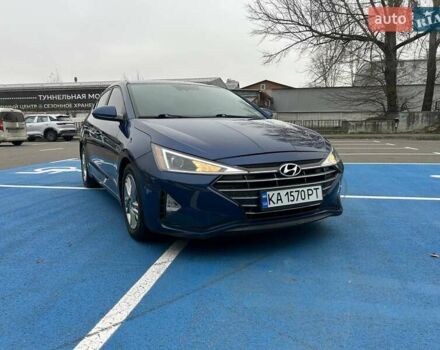 Синій Хендай Елантра, об'ємом двигуна 2 л та пробігом 140 тис. км за 12800 $, фото 1 на Automoto.ua