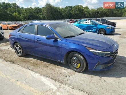 Синий Хендай Элантра, объемом двигателя 2 л и пробегом 133 тыс. км за 2000 $, фото 1 на Automoto.ua